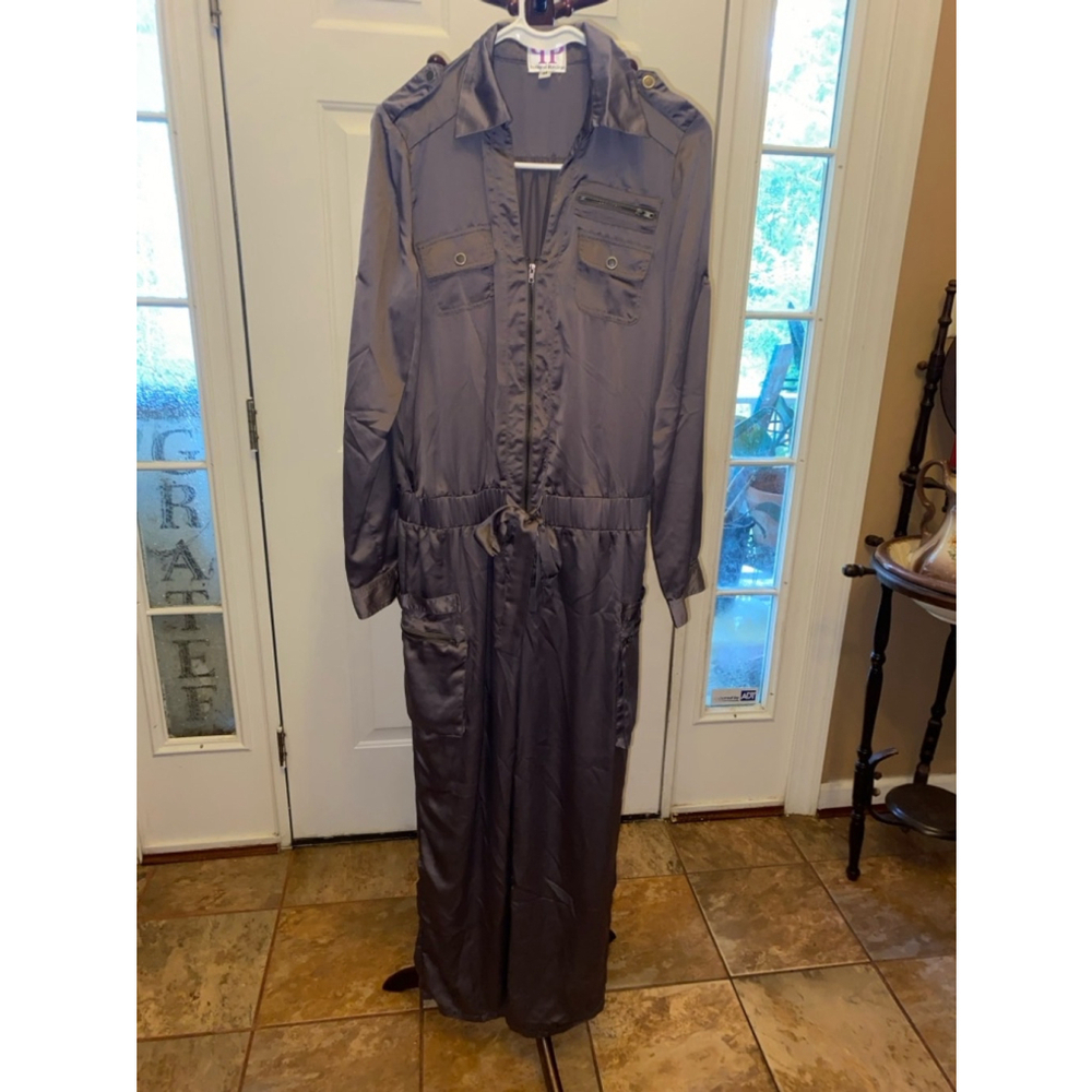 Women's Personal Privilege Jumpsuit M Grayish green